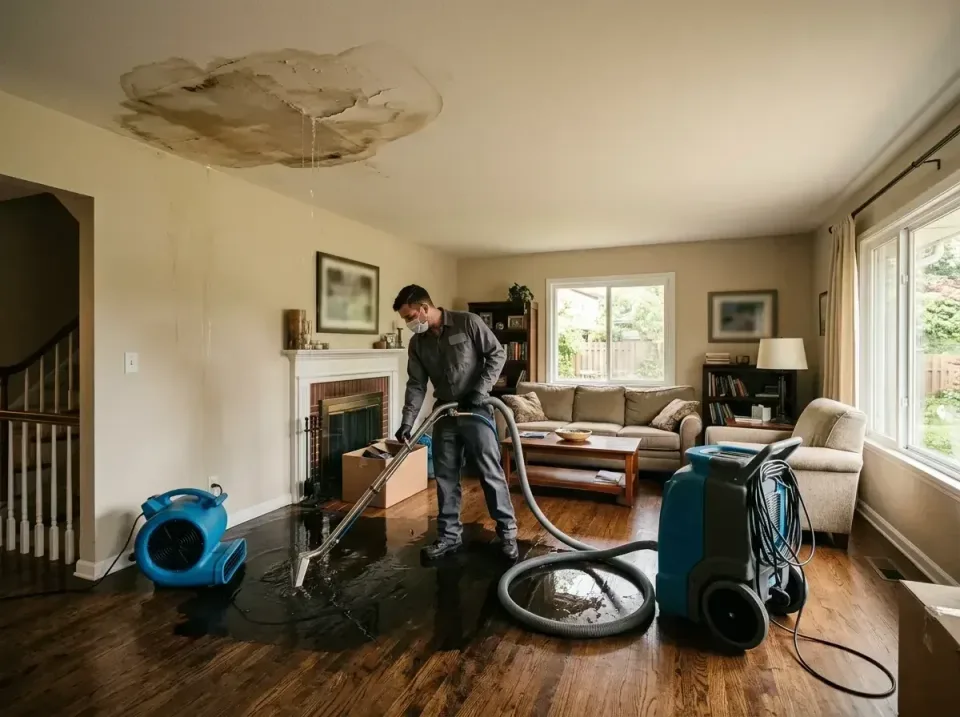 attic-pipe-burst-ceiling-drip-008 — professional installation, 24-Hour Water Damage Restoration Services in United States